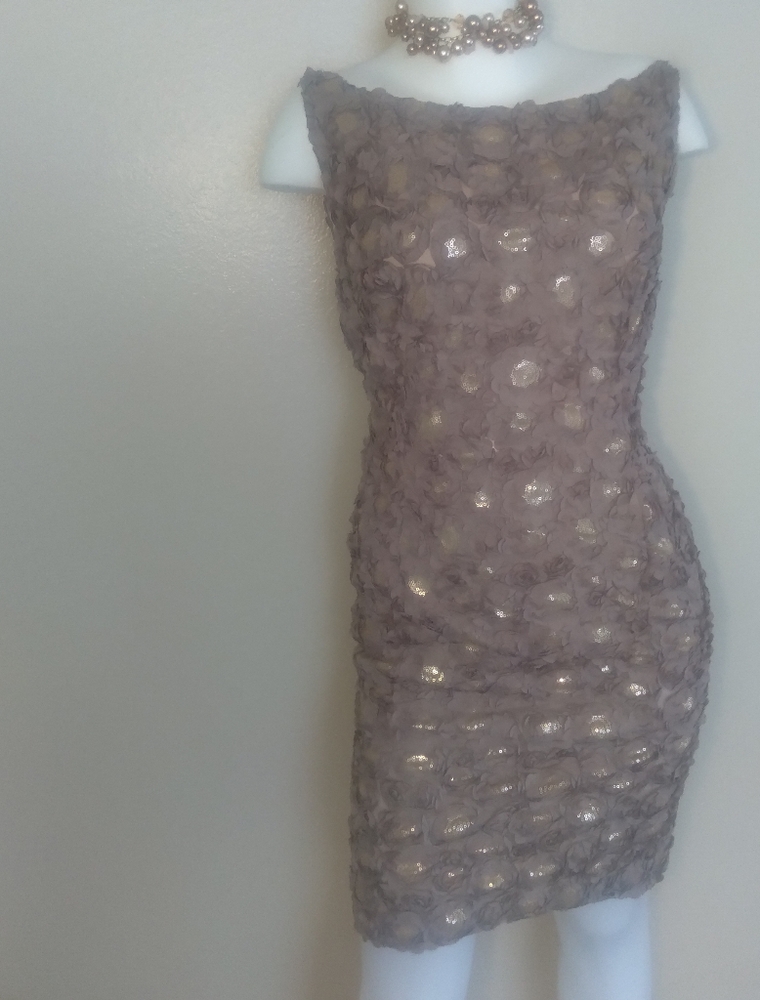 Leber Barbara dress floral Sequin dress!!